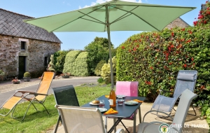 Gite la Foret Fouesnant terrasse