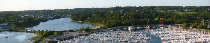 Port la Foret, le plus fameux port de plaisance de Bretagne